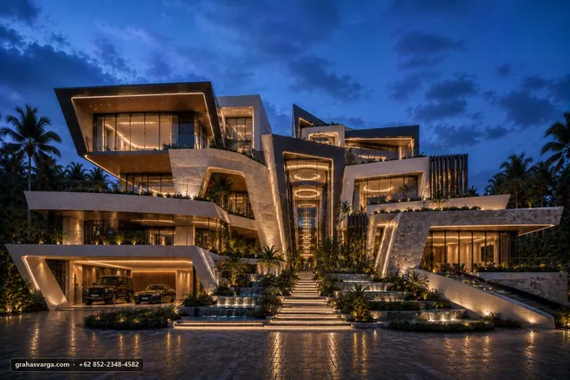 Arsitektur untuk Kota Tomohon. — visual arsitektur 1