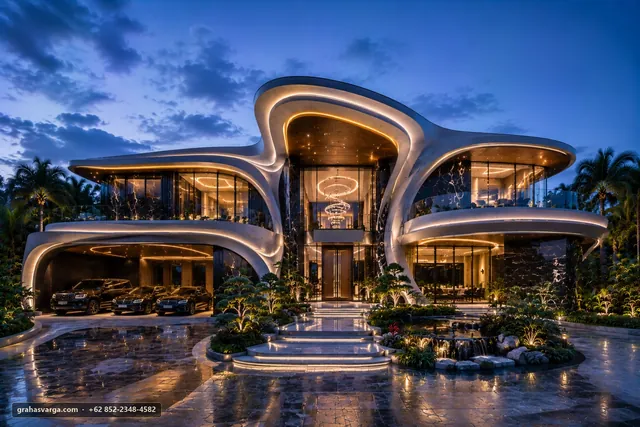 Arsitektur untuk Kabupaten Kepulauan Talaud. — pandangan arsitektur 3